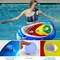 Pool Shark Cornhole Board Games Toys Set, Summer Inflatable Shark Floating Swimming Pool Ring Toss Toys for Kids Adults Family for Pool Party Water Carnival